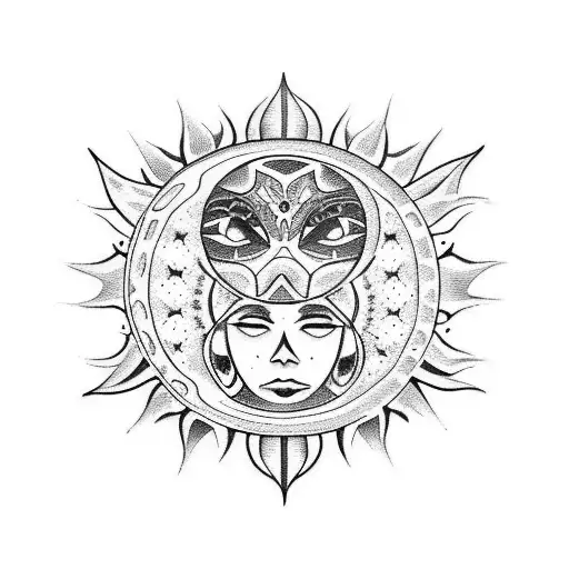 Mexican Sun And Moon