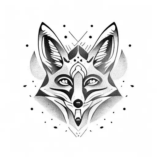 Full Fox Comming Out Of His Den