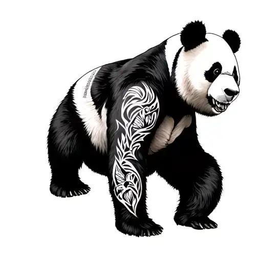 Panda Bjj No-gi Wearing
