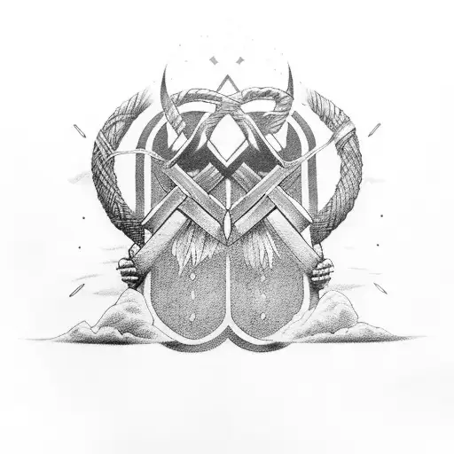 Thor And Odin Fighting Together