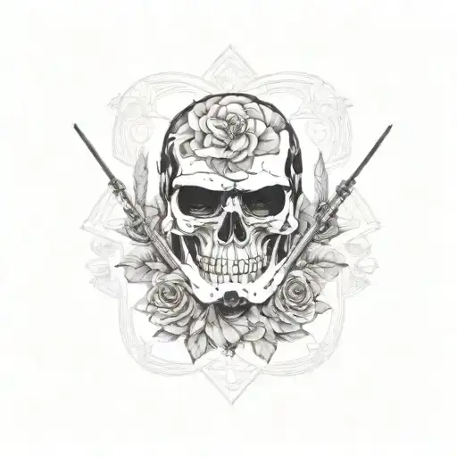 Star Wars Mythasour Skull With Flowers