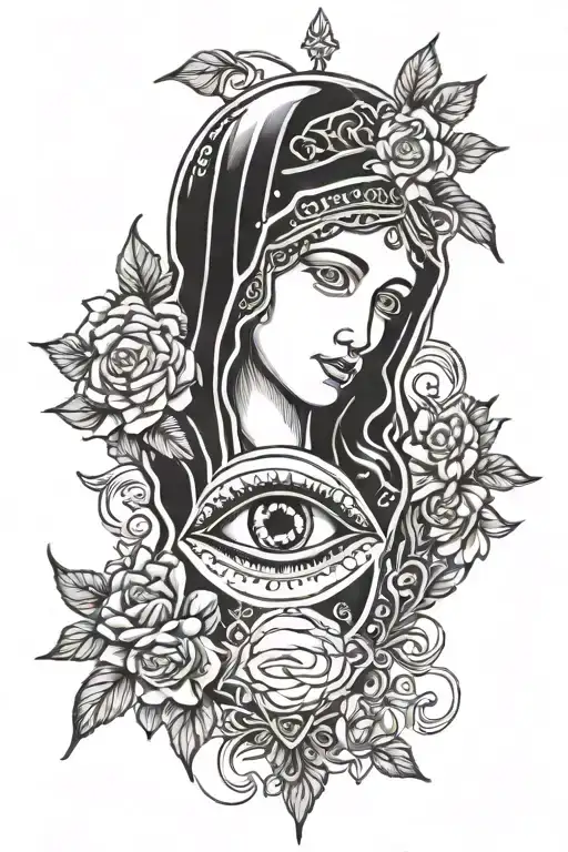 Eye And Virgin Mary
