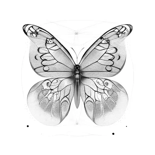 Data Scientist Analyzing A Butterfly's Wing Pattern