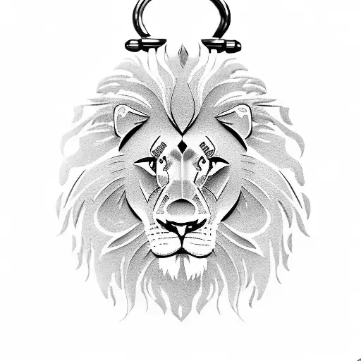 Lion Ta Moko Pocket Watch