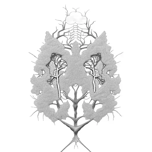 Trees Intertwined Skeleton Love