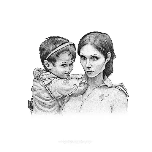 A Mother And Son With Name Ehit