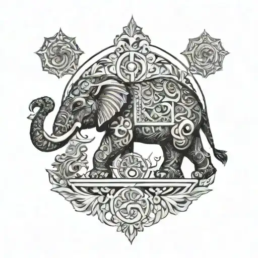 Leo Sign And Elephant Strongness