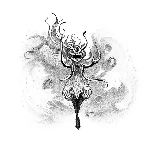 A Fantastical Creature Dancing To The Rhythm Of Music