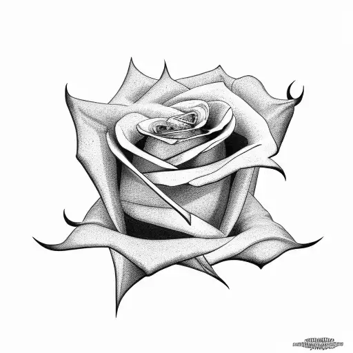 Rose With Asha In Stem