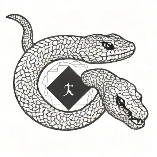 Tattoo Ouroboros Snake
