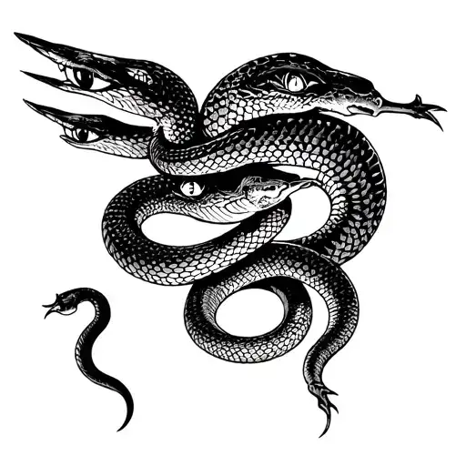 Snake With The Eyes Of Horus