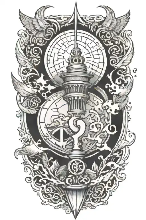 Money And Lighting Storm And Peace