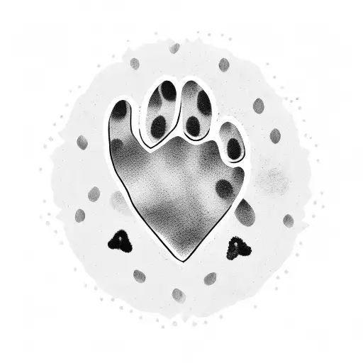 Paw Prints And Love