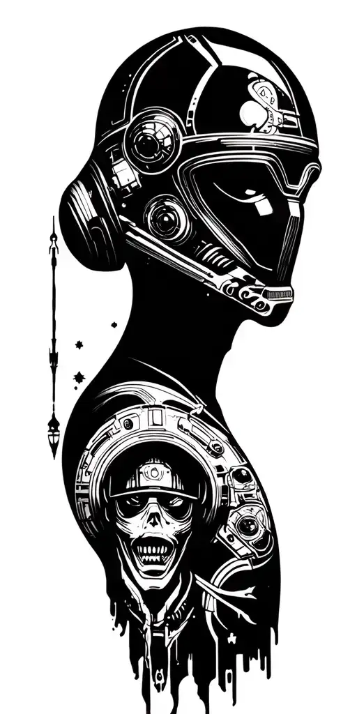 Sleev Design Featuring Iconography From Various Sci-fi Movies And Tv Shows