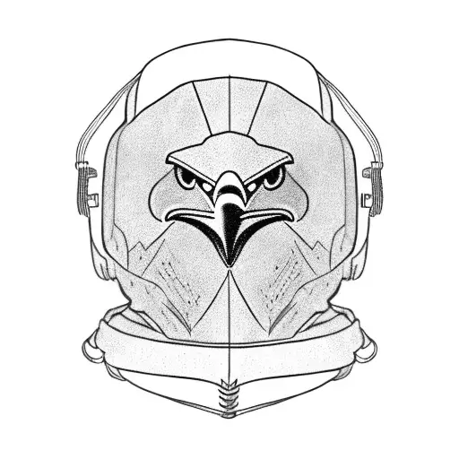 Incorporate A Safety Helmet Into An Eagle Design