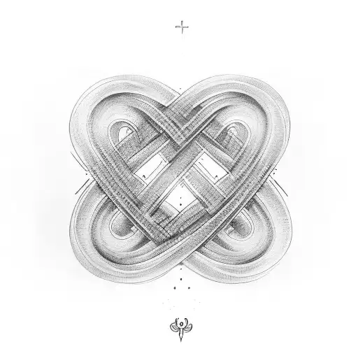 Infinity Symbol Intertwined With Musical Notes