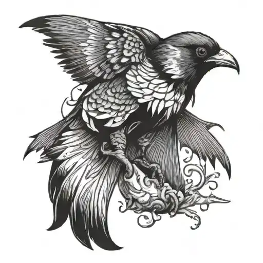 Bird With Claws And Beak