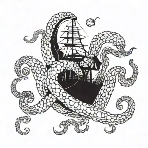 The Kraken Attacking