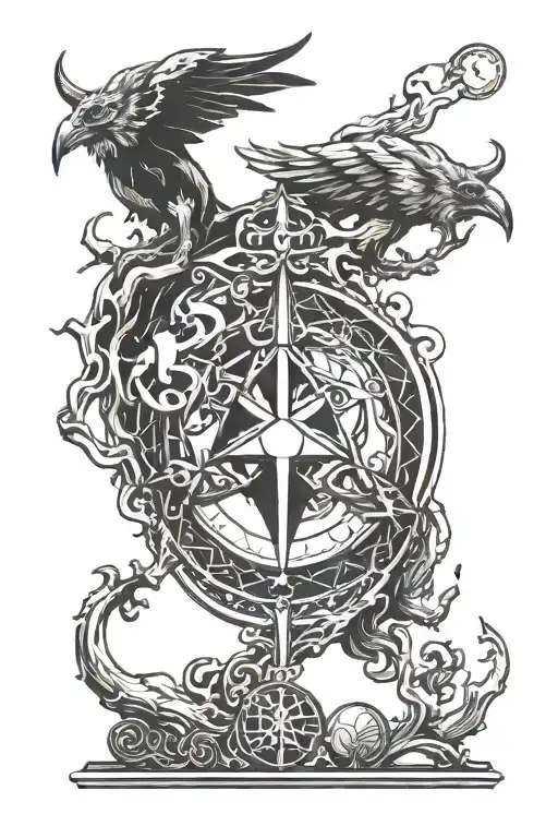 Original Symbol Representing Balance Or Good And Evil