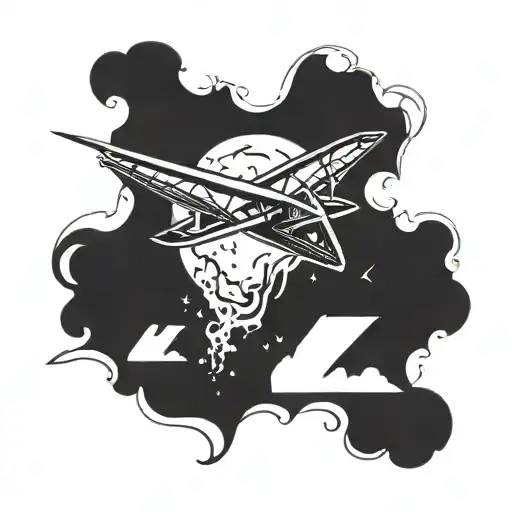 Don't Wait With Vintage Travel Lines And Paper Plane