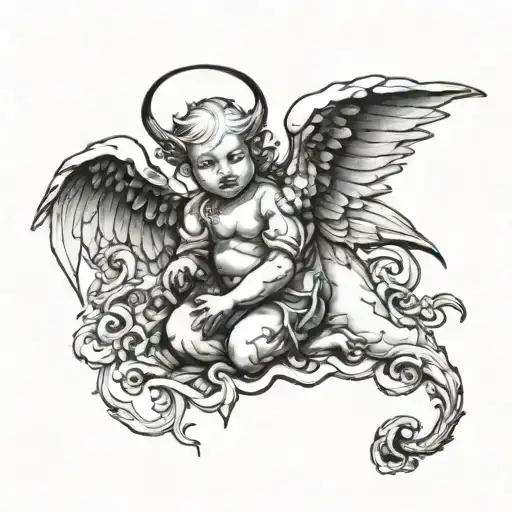 Angel Demon Baby