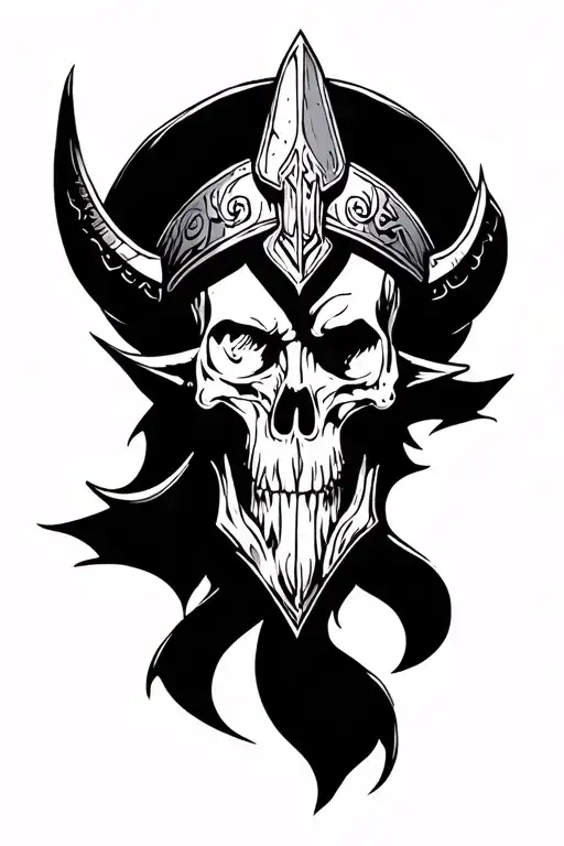 Viking Design That Recounts Strength And Death