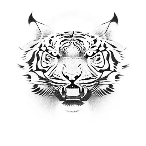 A Fierce Tiger Boxing Gloves