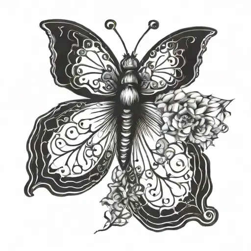 A Butterfly Black