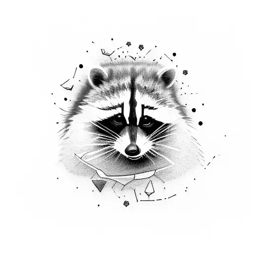 Angry Raccoon Surrounded Funny