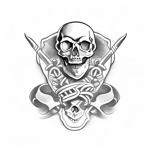 Skull Whit Bones