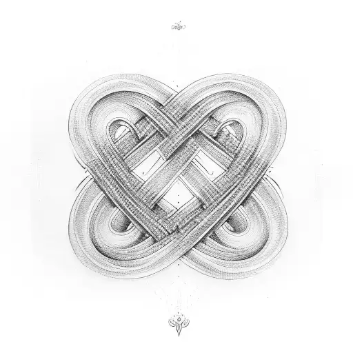 Infinity Symbol Intertwined With Musical Notes