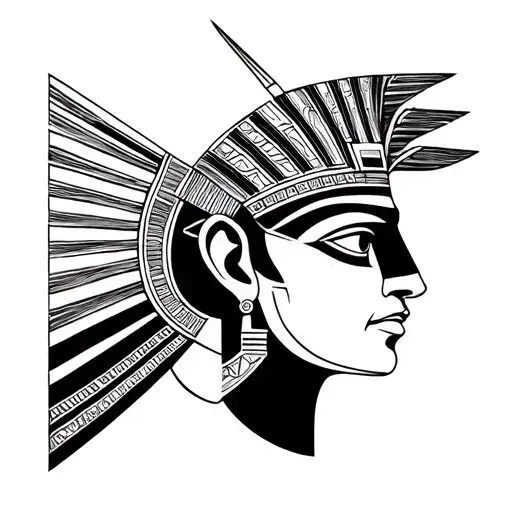 Ancient Egyptian God Osiris Strong And Modern