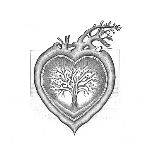 Heart With Tree Of Life