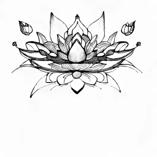 A Lotus Flower