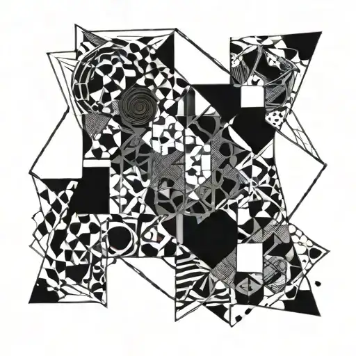 Blackout Geometric Design Incorporating