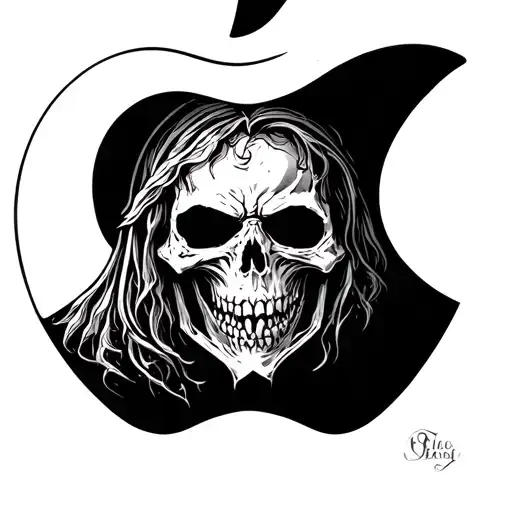Grim Reaper In Apple