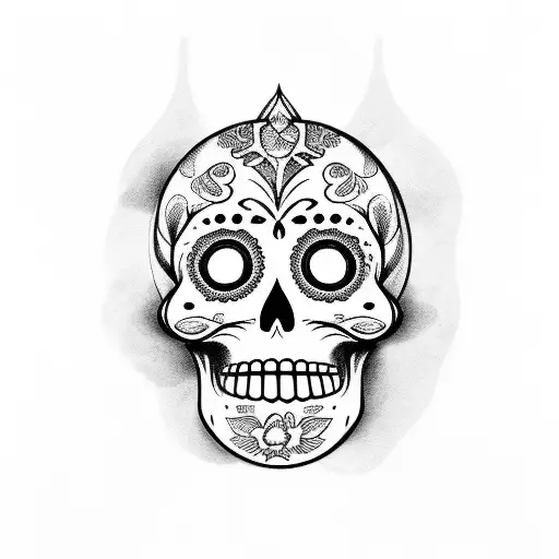 Day Of The Dead Sugar Skull Chef In A City