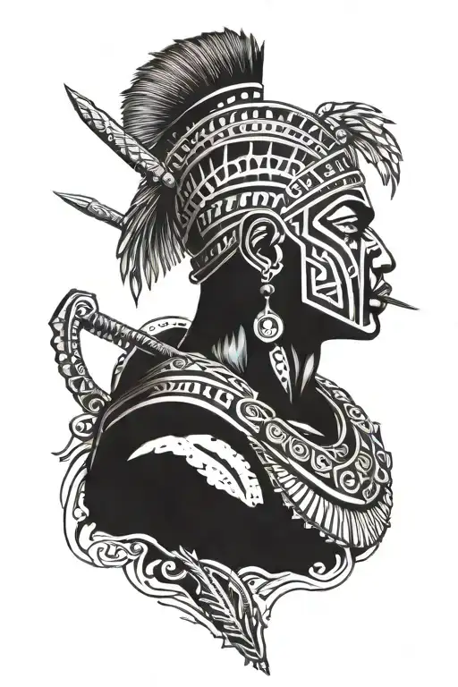 Zulu Warrior Strength Courage