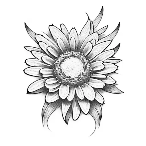 Fine Line Daisy Spine