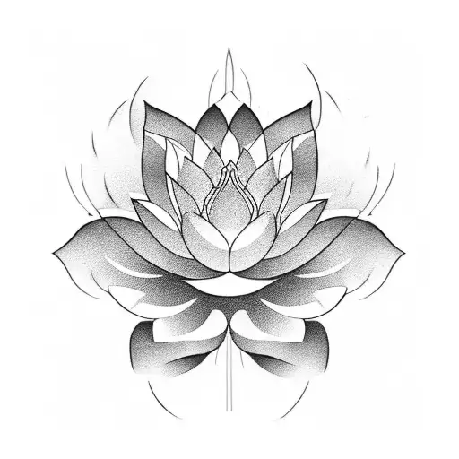 A Grateful Lotus Flower With The Word 'Thankful' Written In Elegant Script