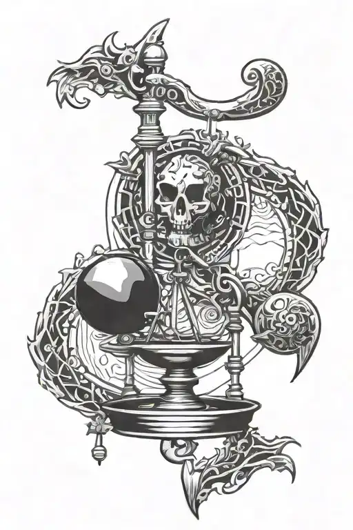 Original Symbol Representing Balance Or Good And Evil