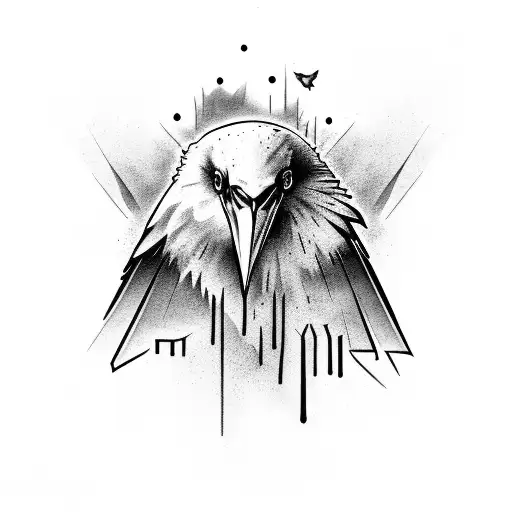 Melting Blackout Raven Into Inky Void