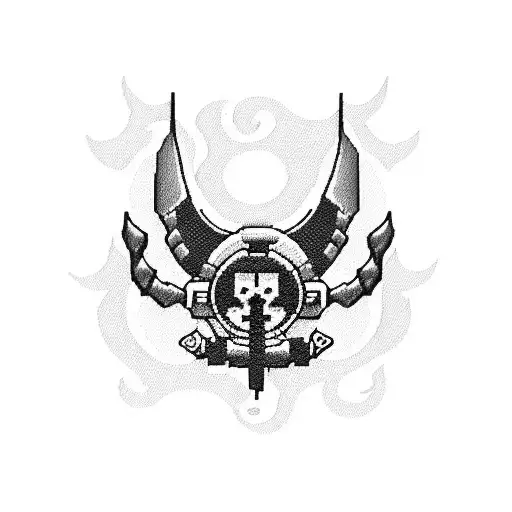 Knitting Harley Davidson Cartoon Funny