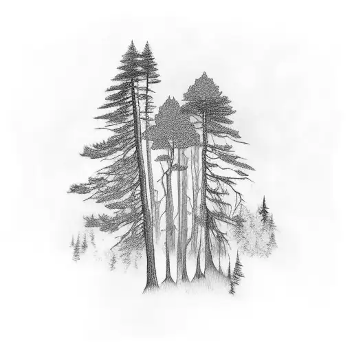 Apache Helicopter Hovering Above A Forest During A Walk