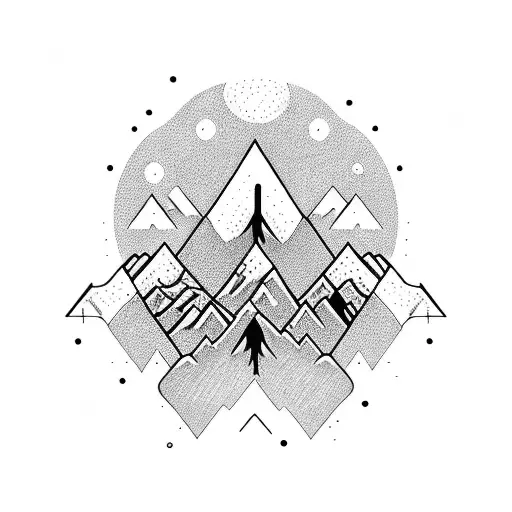 Mountain Chain For The Chest