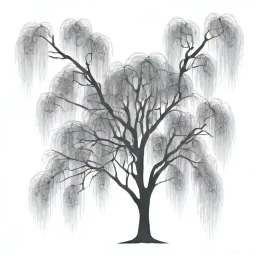 Weeping Willow Tree Growing