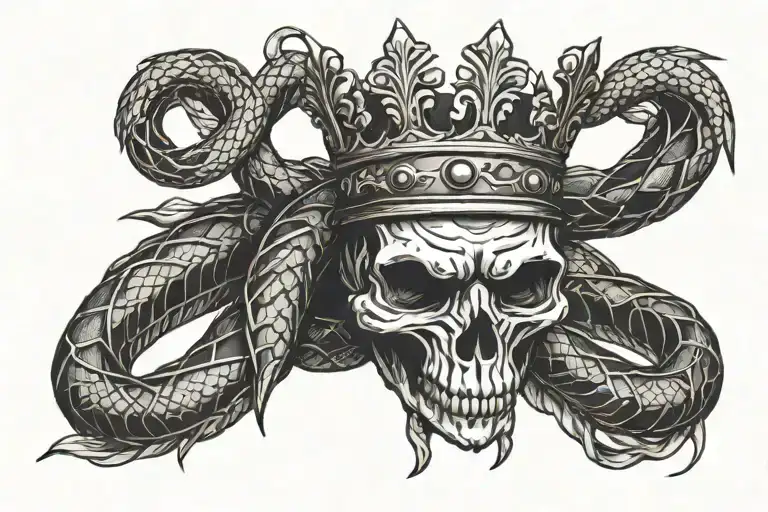 Snake Wrapped Crown
