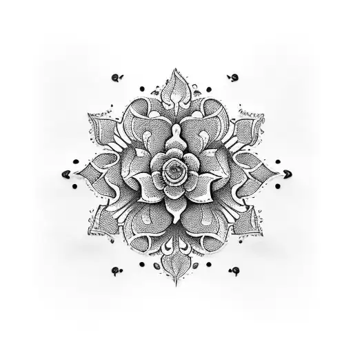 An Ornate Floral Design