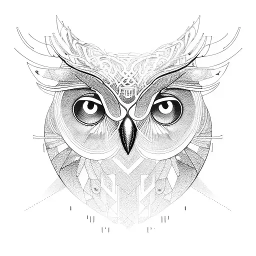 A Circuit Board With Intricate Wiring Forming The Shape Of An Owl