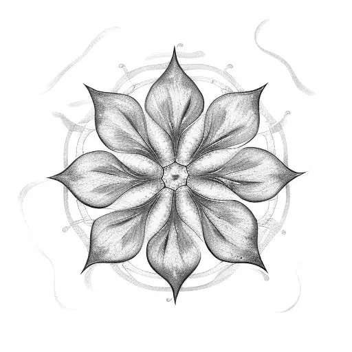 Infinity Symbol With Names Implented With Four Leaves Clover